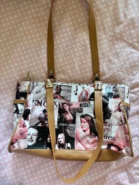 Unique 90’s Style Magazine Print Y2K Shoulder Bag